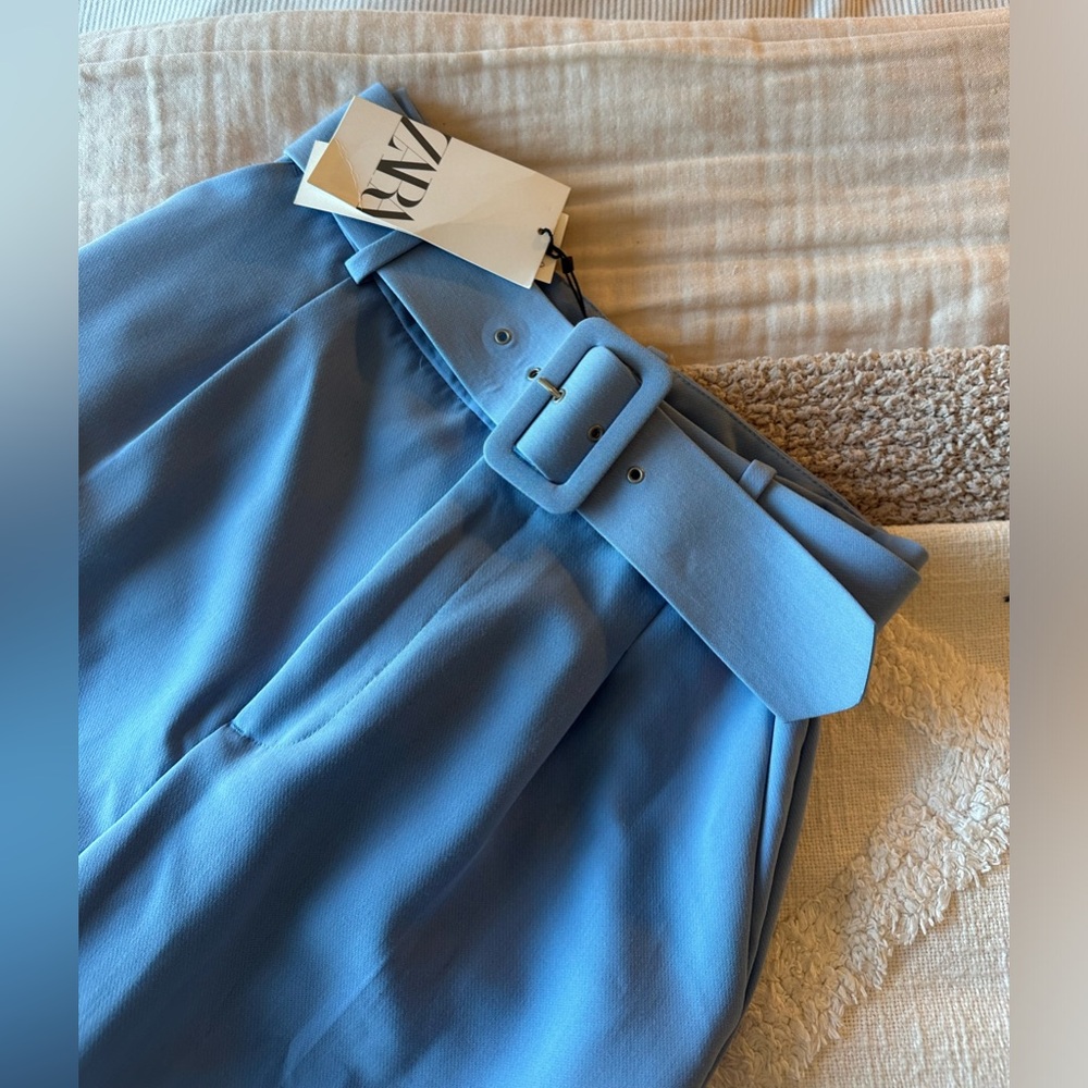 NWT ZARA Belted Trouser